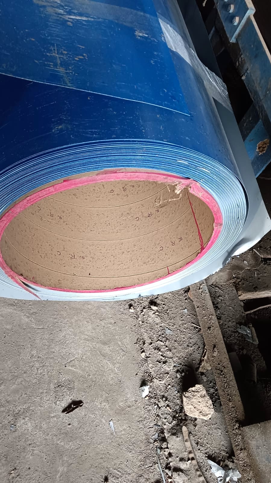 Blue pre-painted galvanized (PPGI) steel coil